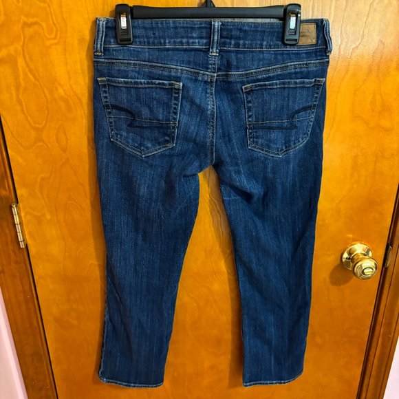 American eagle artist dark wash jeans size‎ 6 - Picture 9 of 16